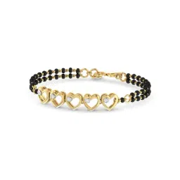 PC Jeweller Ruhee 18k Gold Mangalsutra Bracelet-picture-32