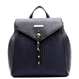 Giordano Blue Textured Medium Backpack-image-46