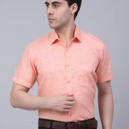 Jainish Orange Regular Fit Shirt-picture-42