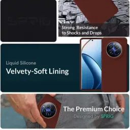 Sprig Back Cover for Realme P1 Pro 5G (Brown) image 2