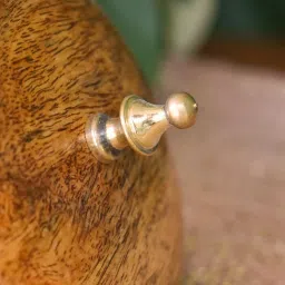 Ambi Hammered Gold Brass Storage container- Set of 2 image 4