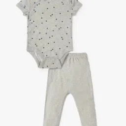 GAP Kids Light Grey Skinny Fit Cotton Trousers-picture-37