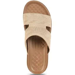 Metro Women's Beige Casual Sandals image 4