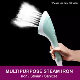 Inalsa Swiftix 1600 W 1.6 L Tank Capacity Digital Display White & Sea Green Garment Steamer image 3