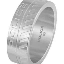 Police Silver Treadstone Ellipse Band Ring-picture-43
