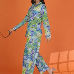 Kaftanize Leaf Printed Co-Ords image 4