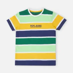 Pepe Jeans Kids Multicolor Striped T-Shirt-picture-24