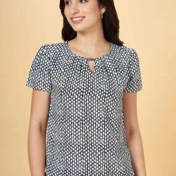 Annabelle by Pantaloons Navy Printed Top-picture-12