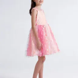 Kate & Oscar Girls Multicolored Embellished Dress image 3