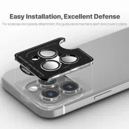 Gripp 3In1 Focal Camera Lens Protector for Iphone 16 Pro & Iphone 16 Pro Max (2024) - Silver image 4