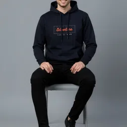 Moda Rapido Men Printed Hooded Sweatshirt image 4