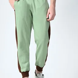 BAESD Men Colourblocked Relaxed-Fit Joggers image 1