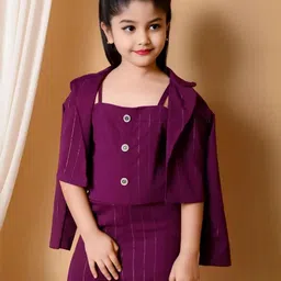 IKONIC FASHION Girls Shoulder Straps Basic Jumpsuit image 4