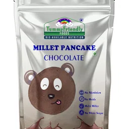 tummy friendly foods TummyFriendly Foods Millet Pancake Mix - Chocolate, Dates, Nuts. HealthyBreakfast. 2 Packs 150g Each Cocoa Powder (2 x 150 g) image 4