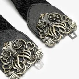 YouBella Adjustable Black Waist Belt for Women image 4