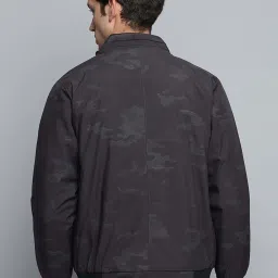 showoffff Showoff Grey Regular Fit Quilted Jacket image 4