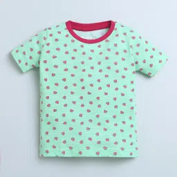 Bumzee Kids Green & Grey Printed T-Shirt (Pack Of 2) image 4