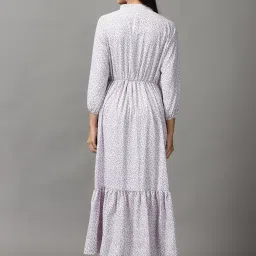 showoffff SHOWOFF White Printed A-Line Dress image 4