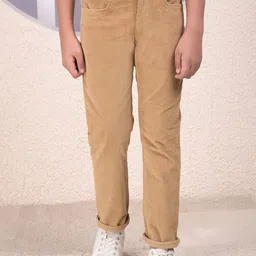 Crimsoune Club Boys Slim Fit Corduroy Trousers-image-73