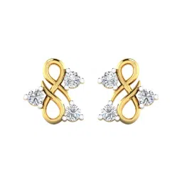 Waman Hari Pethe Jewellers 18k Gold & Diamond Earrings-image-14
