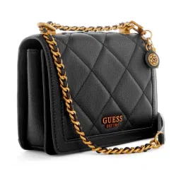 Guess Black ABEY Medium Convertible Cross Body Bag image 4