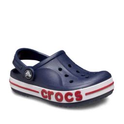 Crocs Kid's Bayaband Navy Back Strap Clogs-picture-21