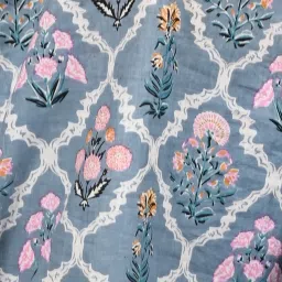 Anthrilo Boys Blue & White Printed Kurta Sets image 4