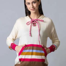 Club York Off-White Color-Block Sweater-picture-26
