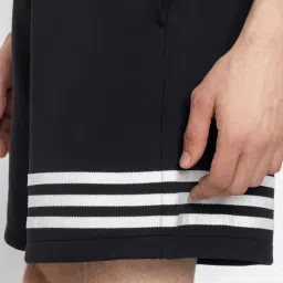 Adidas Originals Black Loose Fit Shorts image 4