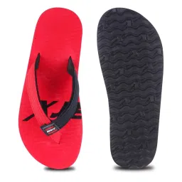 Sparx Men's Red Flip Flops image 4