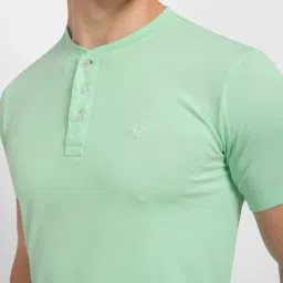 Allen Solly Green Regular Fit T-Shirt image 4