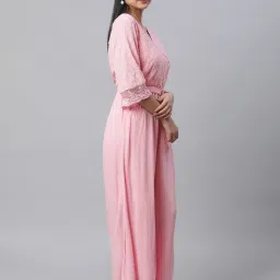 Aurelia Pink Regular Fit Floral Jumpsuit image 4