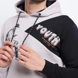 Duke Cement Regular Fit Printed Hooded Sweatshirt image 4
