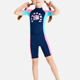 Little Surprise Box Unisex Navy Comfort Fit Printed Swimsuit-picture-4