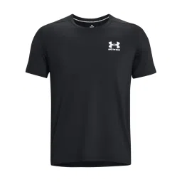 Under Armour Black Slim Fit Printed Sports T-Shirt image 4