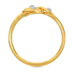 Kisna Diamond & Gold Jewellery Mirza 18k (750) Diamond & Gold Ring For Women image 4