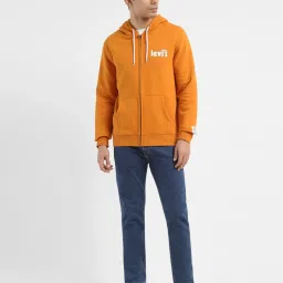 Levi's Orange Regular Fit Hooded Sweatshirt image 4
