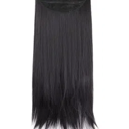 Stasia Street Clip-In Natural Black Straight Hair Extensions - 24 Inches-image-81