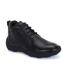 Hitz Men's Black Derby Boots image 3
