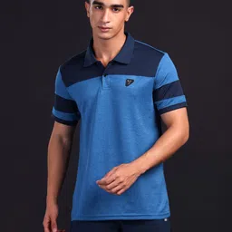 Technosport Men Polo Collar Anti Static Slim Fit T-shirt-picture-44