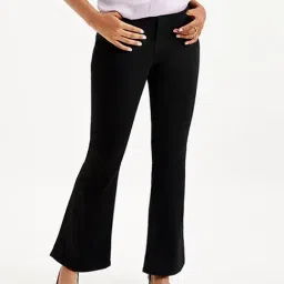 Levi's 726 Black Flared Fit Mid Rise Jeans-picture-14