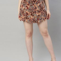 Sera Printed Flared Mini Skirt-picture-44