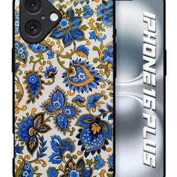 QRIOH Floral Printed iPhone 16 Plus Back Case Mobile Accessories-picture-36