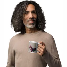 Mr UVD White Ceramic Cup image 5