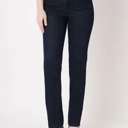 Kraus Jeans Women Straight Fit Mid-Rise Light Fade Jeans-image-94