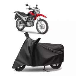 Auto Pearl Polyester Two Wheeler Cover for Honda NXR 160 (Grey)-picture-31