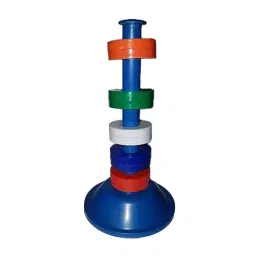 WKM 70 mm Dia x 132 mm Length Red and Blue Color Plastic Floating Magnet KT81 image 3