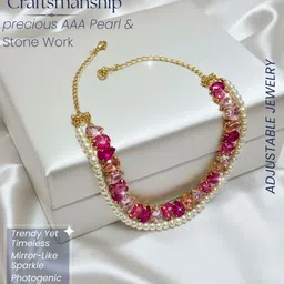 DressBerry Diamond & Cubic Zirconia Crystal-Studded Jewellery Set image 4