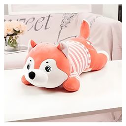 Tickles Cute Super Soft Husky Dog Stuffed Plush Animal Toy Kids Boys & Girls Birthday Gifts (Size: 30 cm Color: Pink)-picture-27