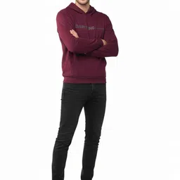 Moda Rapido Men Printed Hooded Sweatshirt image 3